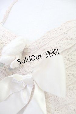 画像6: PINK HOUSE / カメリアモチーフリボンニットベビードール  アイボリー T-25-10-30-001-LO-TO-SA-ZT