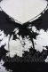画像3: INGEBORG / シルエットフラワーブーケ半袖ブラウス M 黒X白 T-25-10-30-014-LO-BL-SA-ZT (3)