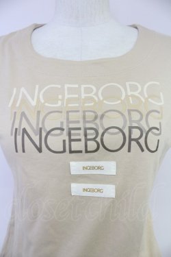 画像3: INGEBORG / ロゴワッペン半袖カットソー S アイボリー T-25-10-30-002-LO-TO-SA-ZT