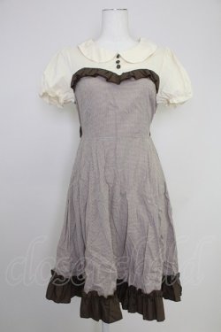 画像1: フェリシモ / 世界の童話を楽しむコスチュームセットの会/オズの魔法使い(ドロシー) 11AR ブラウン T-25-10-30-022-LO-OP-SA-ZT