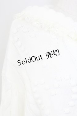 画像3: Secret Honey / ハートパールボタンフードニットカーディガン  白 T-25-11-06-022-CA-TO-SA-ZT