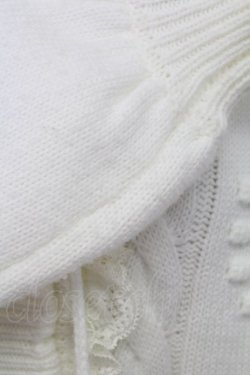 画像7: Secret Honey / ハートパールボタンフードニットカーディガン  白 T-25-11-06-022-CA-TO-SA-ZT