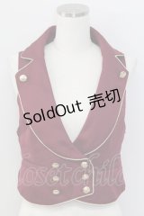 Amavel / Royal Princeの勲章ベスト  ボルドーＸ黒 T-25-11-06-023-CA-JA-SA-ZT