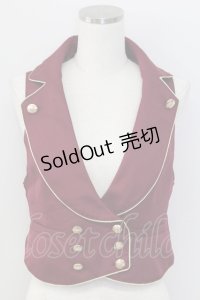 Amavel / Royal Princeの勲章ベスト  ボルドーＸ黒 T-25-11-06-023-CA-JA-SA-ZT