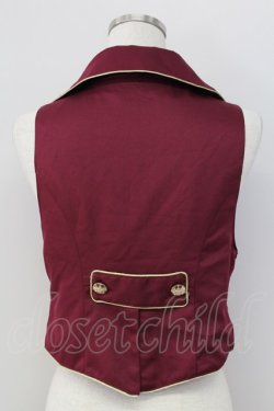 画像2: Amavel / Royal Princeの勲章ベスト  ボルドーＸ黒 T-25-11-06-023-CA-JA-SA-ZT