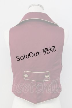 画像2: Amavel / Royal Princeの勲章ベスト  ボルドーＸ黒 T-25-11-06-023-CA-JA-SA-ZT