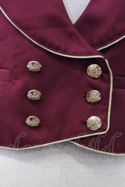 画像4: Amavel / Royal Princeの勲章ベスト  ボルドーＸ黒 T-25-11-06-023-CA-JA-SA-ZT