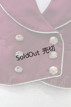 画像4: Amavel / Royal Princeの勲章ベスト  ボルドーＸ黒 T-25-11-06-023-CA-JA-SA-ZT