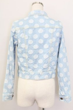 画像2: Emily Temple cute / ドットデニムジャケット  サックス T-25-11-06-026-ET-JA-SA-ZT