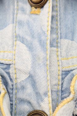 画像4: Emily Temple cute / ドットデニムジャケット  サックス T-25-11-06-026-ET-JA-SA-ZT