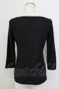 画像2: LOLITAその他(お買取対象外) / レースリボントップス  黒Ｘ白 T-25-11-06-029-LO-TO-SA-ZT