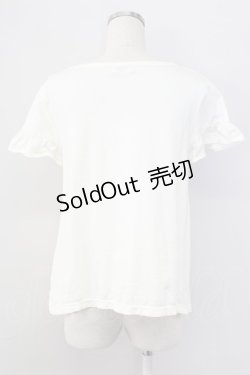 画像2: Emily Temple cute / 3つリボンプリント半袖カットソー  アイボリー T-25-11-06-005-ET-TO-SA-ZT