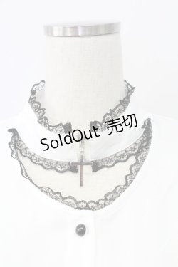 画像3: MA*RS / クロスZIP半袖ブラウス  白Ｘ黒 T-25-11-06-007-EL-BL-SA-ZT