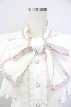 画像5: Rojita / 2Wayラッフルルシアーブラウス  白Ｘピンク T-25-11-06-008-LO-BL-SA-ZT