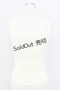 画像2: MILK / キャンディあみぐるみベスト  キナリ T-25-11-06-010-ML-TO-SA-ZT