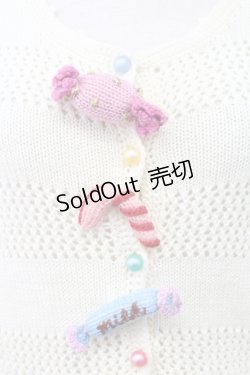 画像3: MILK / キャンディあみぐるみベスト  キナリ T-25-11-06-010-ML-TO-SA-ZT