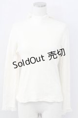 Emily Temple cute / バックリボンスタンドネックカットソー  アイボリー T-25-11-06-011-ET-TO-SA-ZI