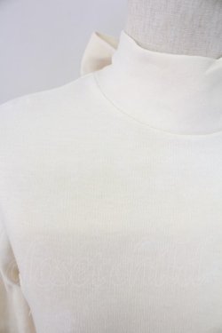 画像3: Emily Temple cute / バックリボンスタンドネックカットソー  アイボリー T-25-11-06-011-ET-TO-SA-ZT