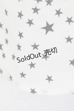 画像4: Emily Temple cute / スターシフォンノースリーブオーバーブラウス  アイボリーＸ黒 T-25-11-06-013-ET-BL-SA-ZI