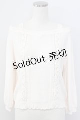 Secret Honey / パールニットトップス  ピンク T-25-11-06-016-CA-TO-SA-ZT