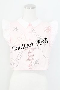 MILK / アーティートップス  ピンク T-25-11-06-017-ML-BL-SA-ZI