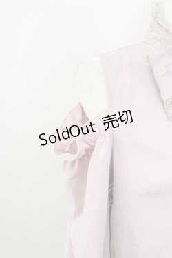 画像3: MA*RS / レースリボンタイオフショルダーブラウス  ピンク T-25-11-06-018-EL-BL-SA-ZT