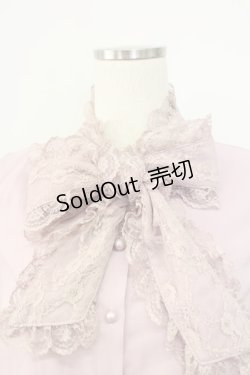 画像4: MA*RS / レースリボンタイオフショルダーブラウス  ピンク T-25-11-06-018-EL-BL-SA-ZT