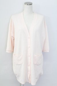 Rydia / コビニャー刺繍カーディガン  ピンクＸ黒 T-25-11-06-019-PU-TO-SA-ZI