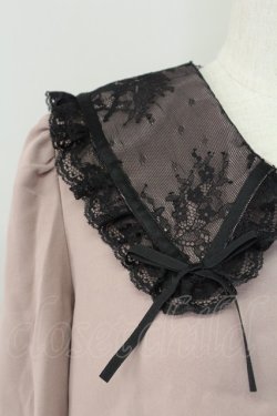 画像3: Rojita / リボン付き配色レース衿長袖ブラウス  ピンク T-25-11-06-020-LO-BL-SA-ZT