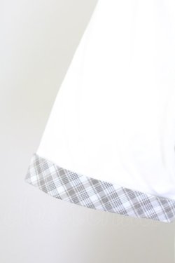 画像4: F i.n.t / チェックタイ付きポロシャツ  白Ｘグレー T-25-11-06-002-CA-BL-SA-ZT