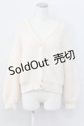 F&A / フレームローズ釦シュガーラメカーディガン  オフホワイト T-25-11-06-021-LO-TO-SA-ZI