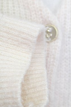 画像6: F&A / フレームローズ釦シュガーラメカーディガン  オフホワイト T-25-11-06-021-LO-TO-SA-ZT