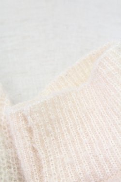 画像7: F&A / フレームローズ釦シュガーラメカーディガン  オフホワイト T-25-11-06-021-LO-TO-SA-ZT