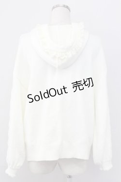 画像2: Secret Honey / ハートパールボタンフードニットカーディガン  白 T-25-11-06-022-CA-TO-SA-ZT