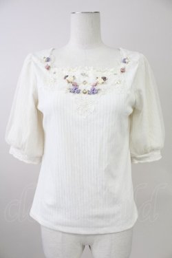 画像1: axes femme / ローズガーデンプルオーバー M キナリ T-25-11-09-001-AX-TO-SA-ZT