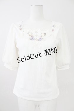 画像1: axes femme / ローズガーデンプルオーバー M キナリ T-25-11-09-001-AX-TO-SA-ZT