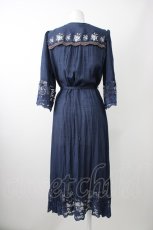 画像2: 【SALE】axes femme / カラー刺繍入りロングカーディガン M コン T-25-11-09-024-AX-TO-SA-ZT509 (2)