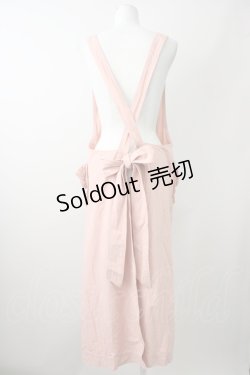 画像2: 【SALE】PINK HOUSE / ローズハートリース刺繍タブリエ  ピンク T-25-11-09-025-LO-OP-SA-ZT509