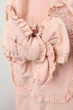 画像5: PINK HOUSE / ローズハートリース刺繍タブリエ  ピンク T-25-11-09-025-LO-OP-SA-ZT