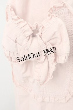 画像5: 【SALE】PINK HOUSE / ローズハートリース刺繍タブリエ  ピンク T-25-11-09-025-LO-OP-SA-ZT509