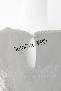 画像3: 【SALE】axes femme / パッチワークノースリワンピ M カーキ T-25-11-09-028-AX-OP-SA-ZT357