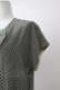 画像6: INGEBORG / フロントリボン半袖ドットワンピース  グレーＸ黒 T-25-11-09-029-LO-OP-SA-ZT (6)