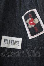 画像5: PINK HOUSE / ワッペンデニムワンピース  黒デニム T-25-11-09-032-LO-OP-SA-ZT423 (5)