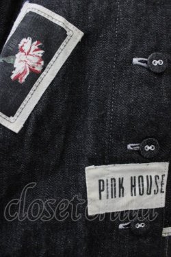 画像7: PINK HOUSE / ワッペンデニムワンピース  黒デニム T-25-11-09-032-LO-OP-SA-ZT