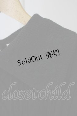 画像4: axes femme / 襟デザインニットワンピース  黒 T-25-11-09-033-AX-OP-SA-ZT423