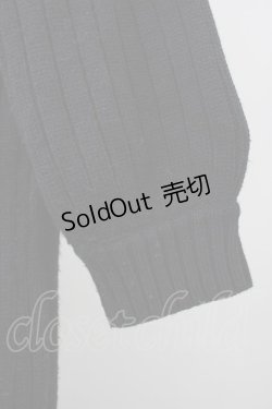 画像5: axes femme / 襟デザインニットワンピース  黒 T-25-11-09-033-AX-OP-SA-ZT423