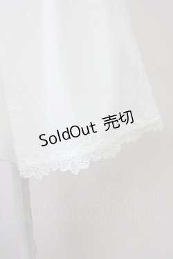 画像4: axes femme / 刺繍入りビッグカラーブラウス M ホワイト T-25-11-09-034-AX-BL-SA-ZT