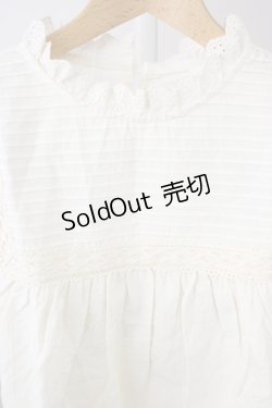 画像3: SALON DE SISTER / ピンタックヨークブラウス M キナリ T-25-11-09-035-LO-BL-SA-ZT