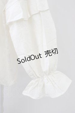 画像4: SALON DE SISTER / ピンタックヨークブラウス M キナリ T-25-11-09-035-LO-BL-SA-ZT