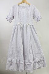 axes femme / コットンレースワンピース F ラベンダー T-25-11-09-005-AX-OP-SA-ZT505